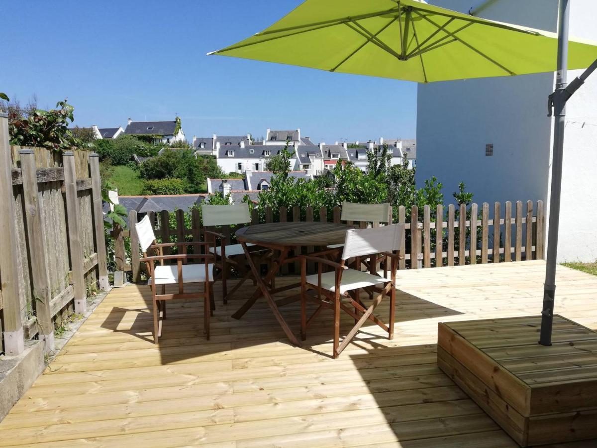 Maison Cosy Avec Jardin, Centre De Sauzon, 200M Du Port, 3 Chambres, Wifi, Terrasse Et Barbecue - Fr-1-418-211 Luaran gambar